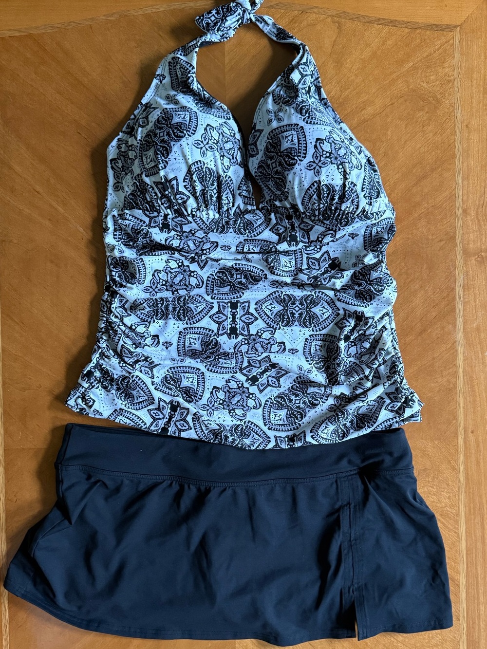 Lands End Intl details Tankini Medium 10
